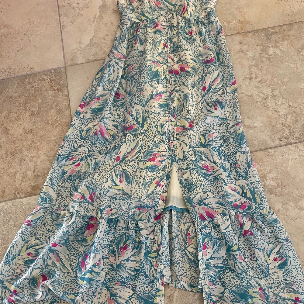 Johnny Was Silk Maxi Dress - M